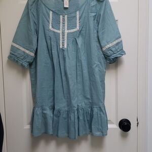 Cottage Core Sundance Blouse Top Shirt Size L